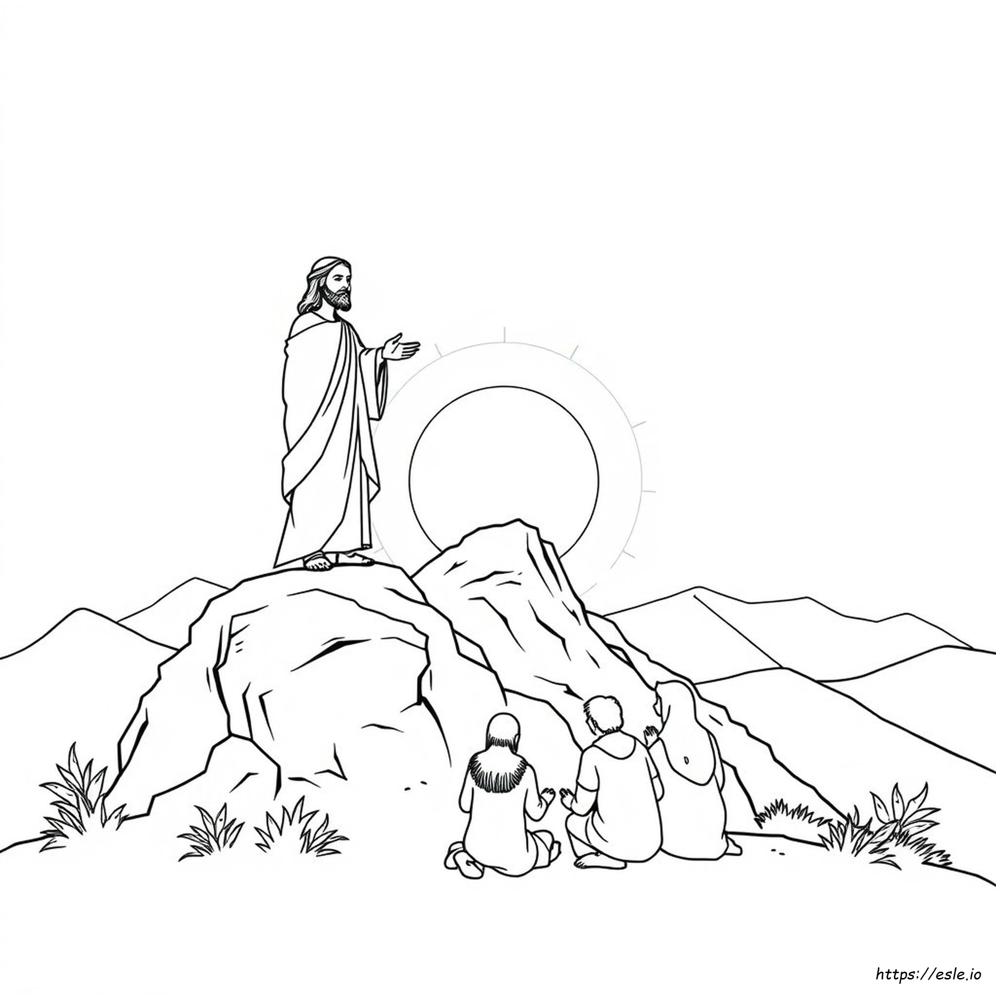 Jesus Christ Coloring Pictures