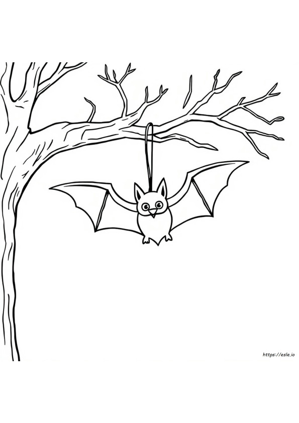 Bat Symbol Coloring Page