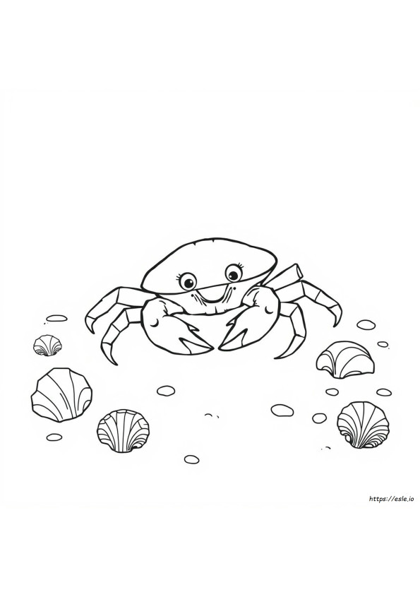 Imagini De Colorat Cu Crab