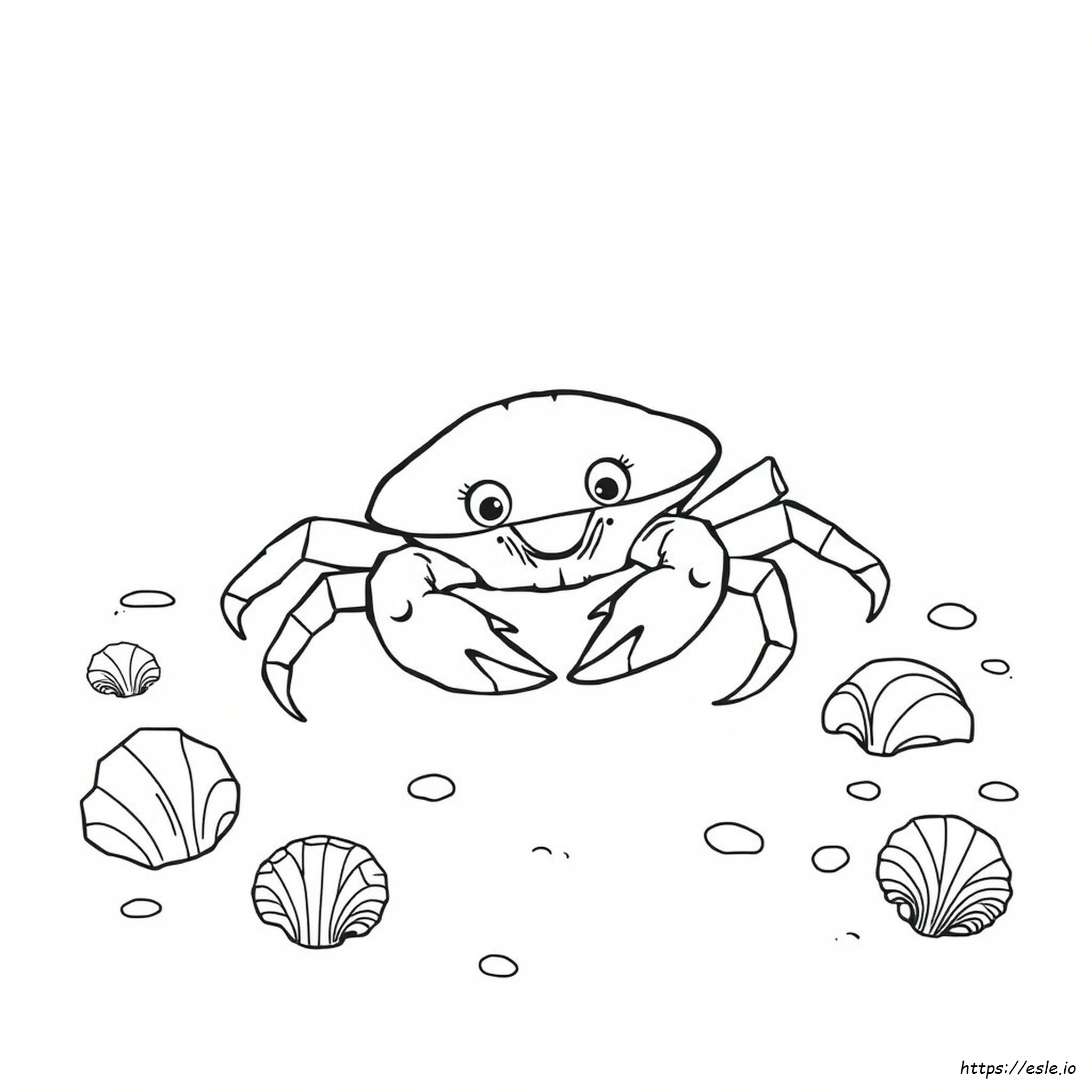 Crab Coloring Pictures