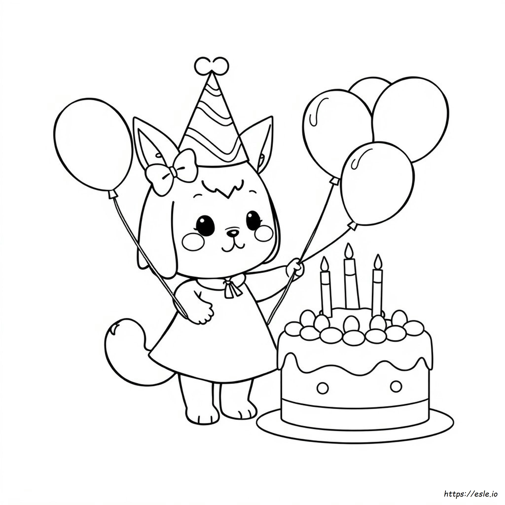 Kuromi Compleanno Disegni Da Colorare