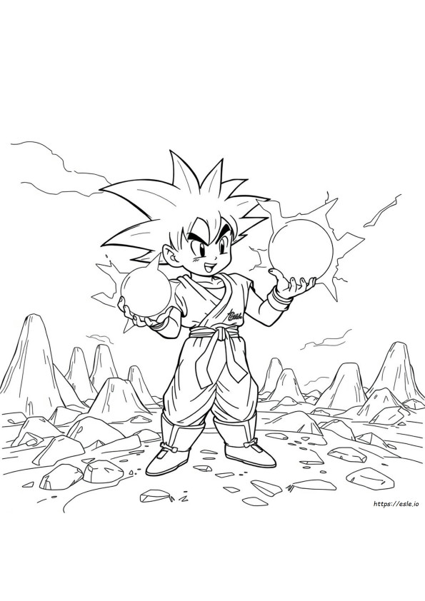 Dragon Ball Z Coloring Pages Goku Black