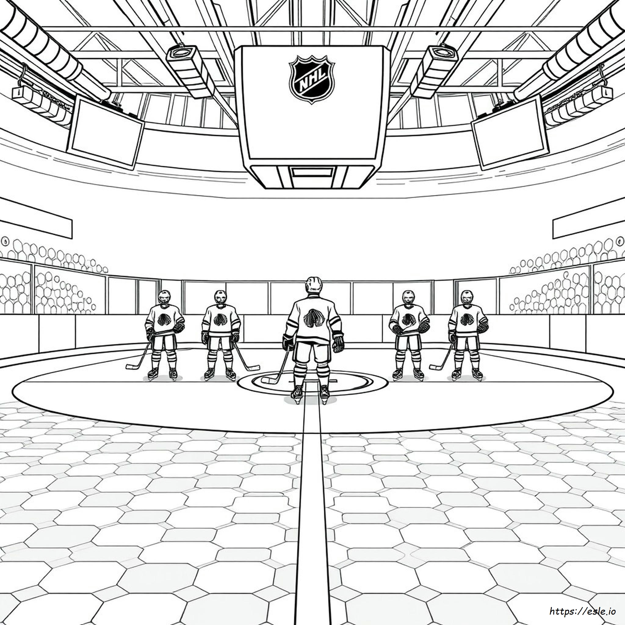 Printable Nhl Hockey Coloring Pages
