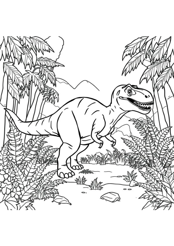 Jurassic World Dinosaur Coloring Pages