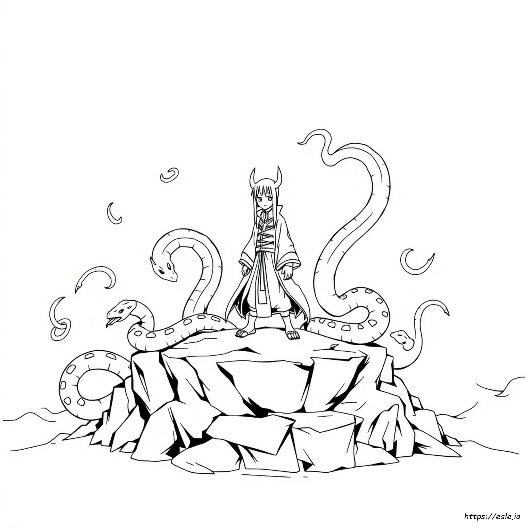 Orochimaru-Ausmalbilder
