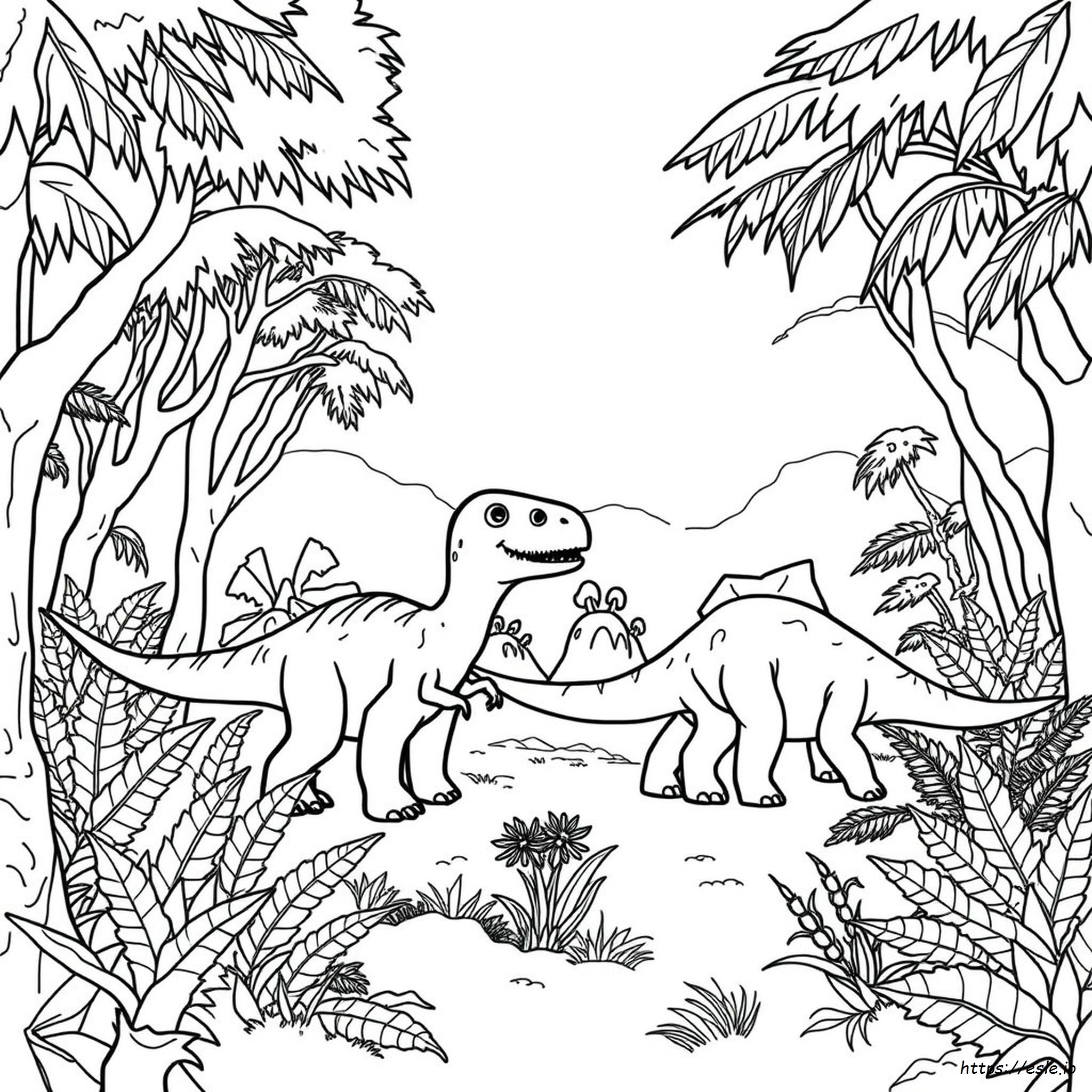 Coloring Pages For Dinosaurs