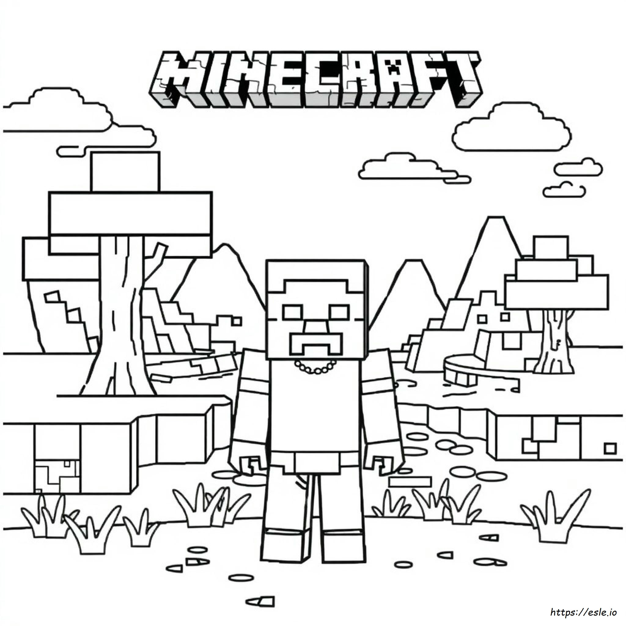 Minecraft V rityskuvat Tulostettava