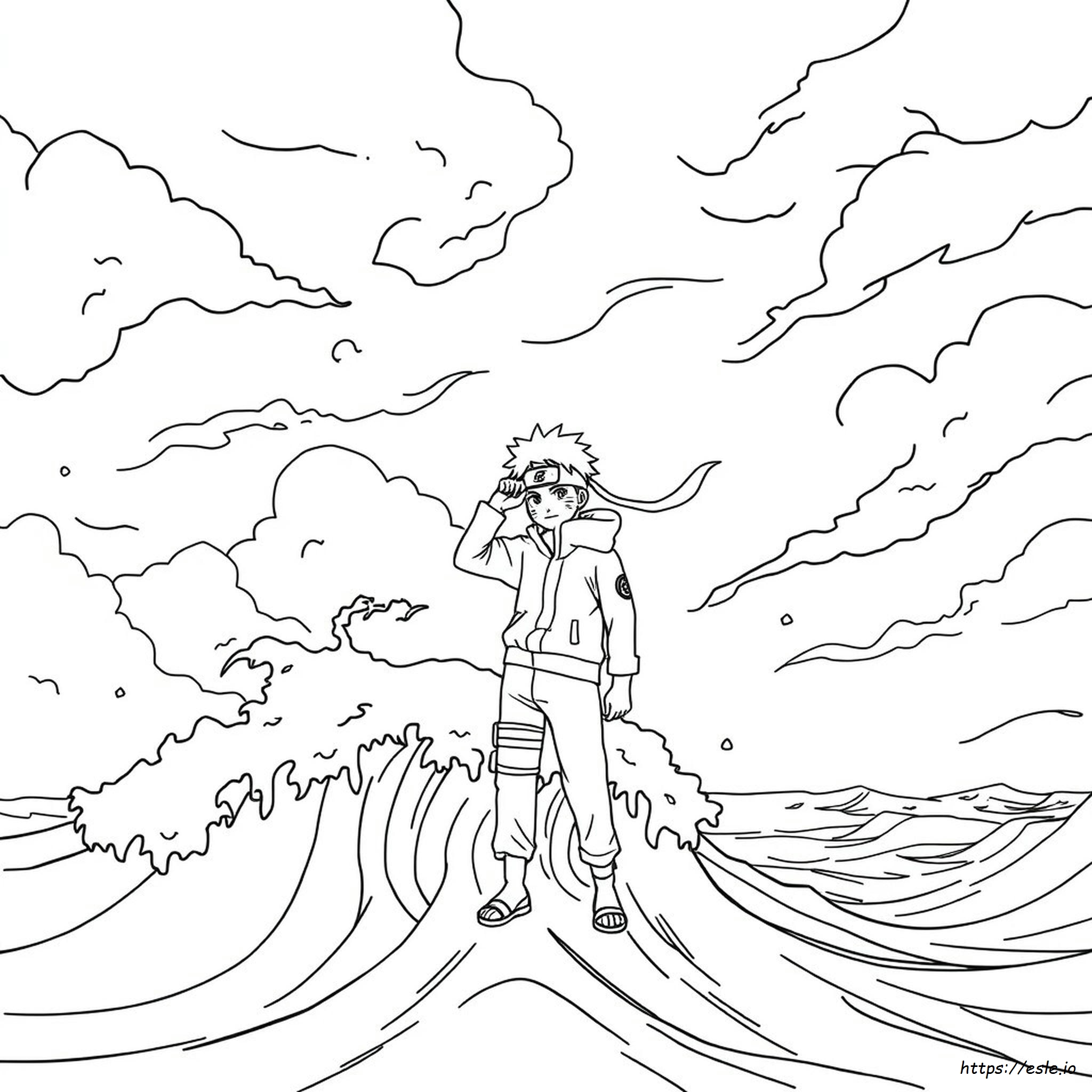 Naruto Menggambar Gambar Mewarnai