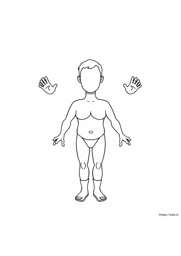 Body Parts Coloring Pages Pdf