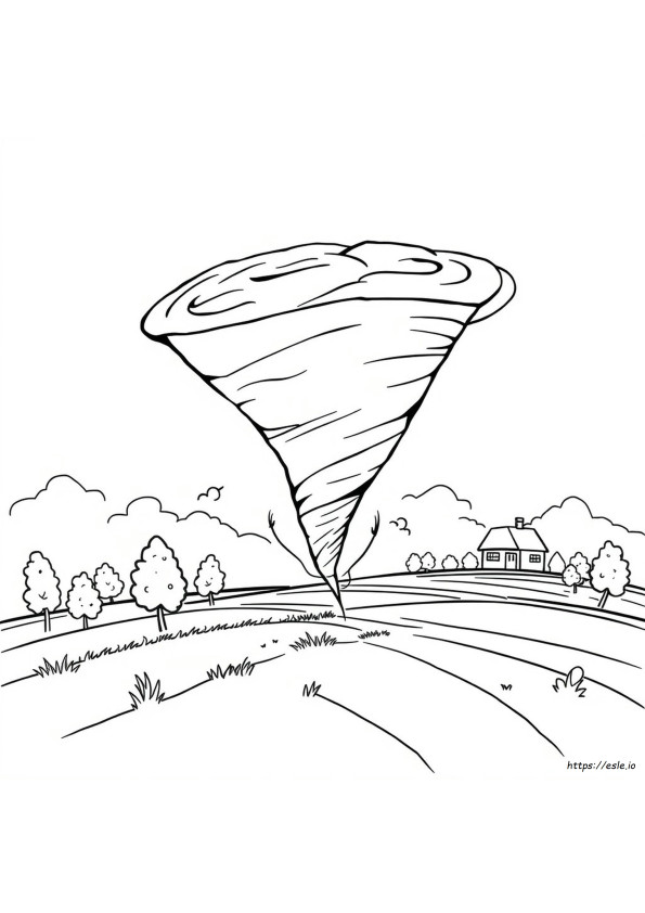 Tornado Ausmalbilder