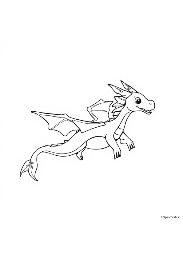 Drago Marino Da Colorare