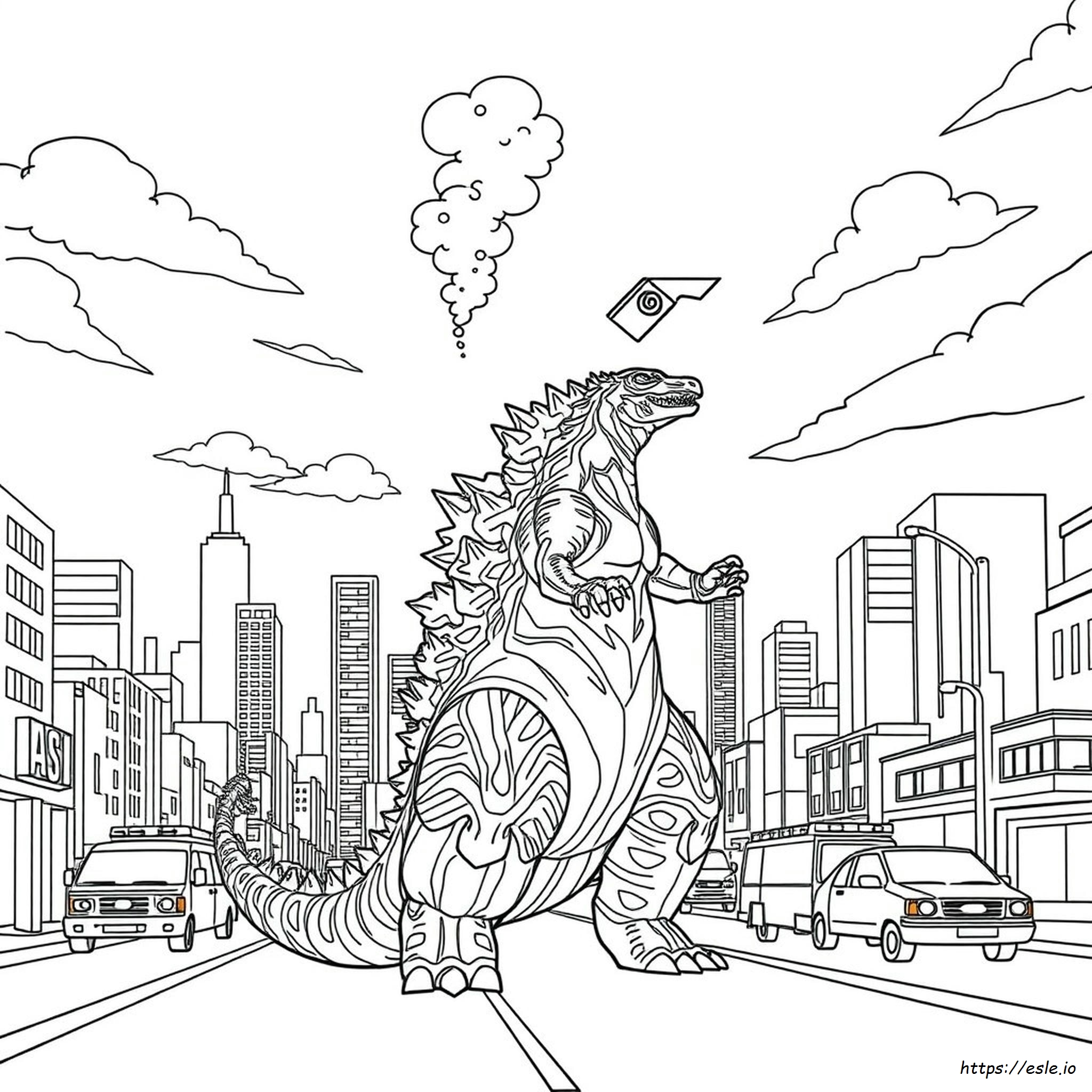 Godzilla 2016 Shin Godzilla Coloring Pages