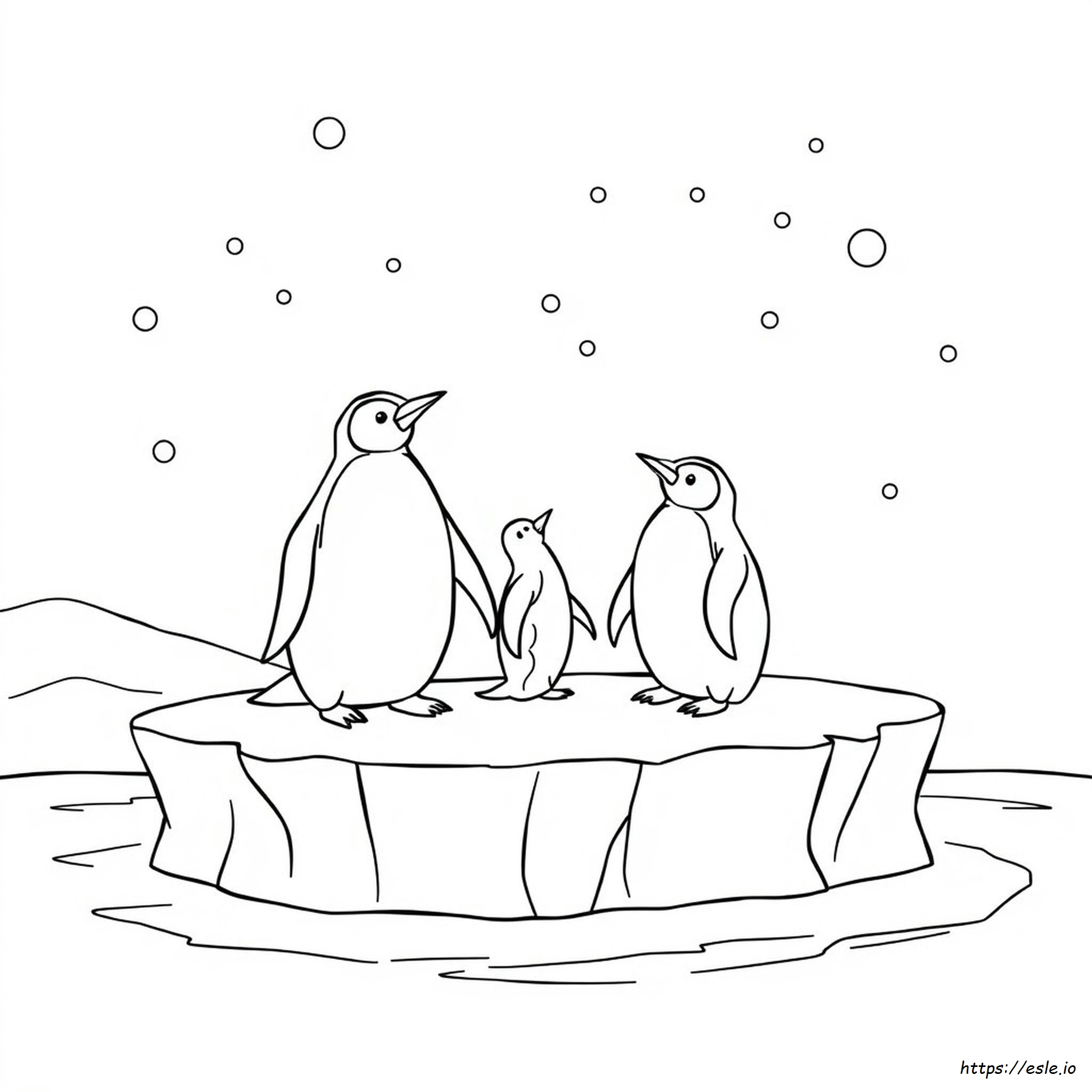 Coloring Picture Of Penguin