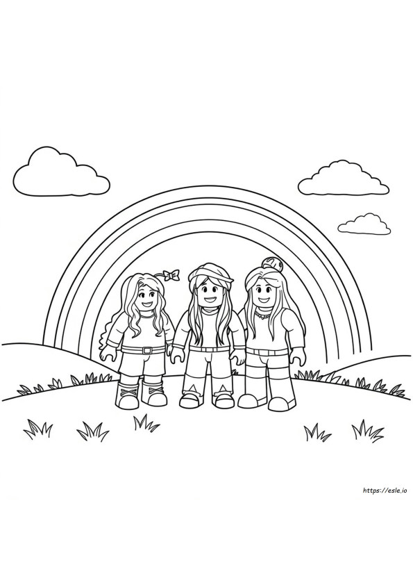 Rainbow Friends De Roblox Páginas Para Colorear