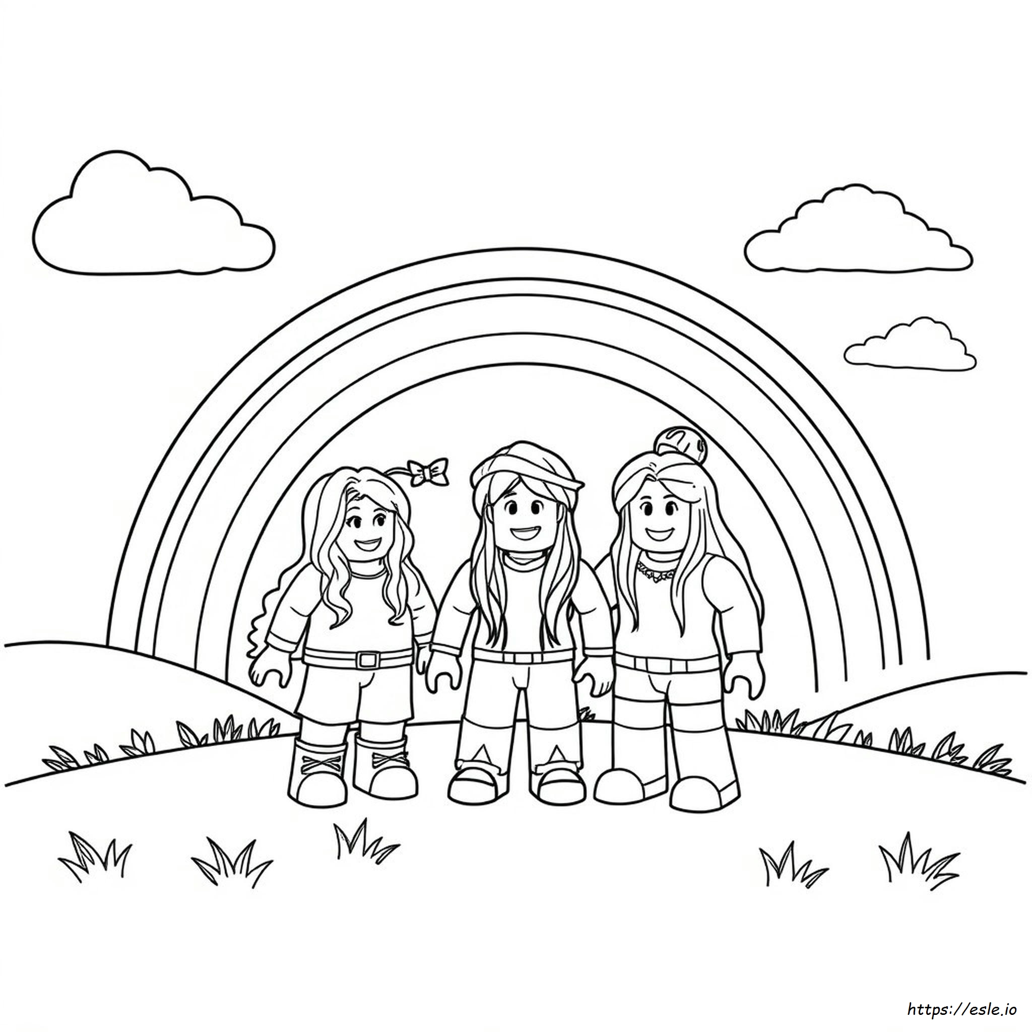 Rainbow Friends From Roblox Coloring Pages