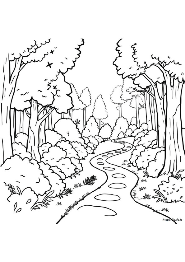 Metsä Värityskuvat