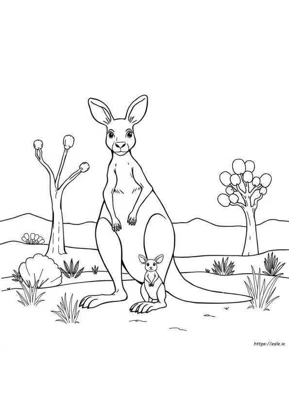 Australia Da Colorare