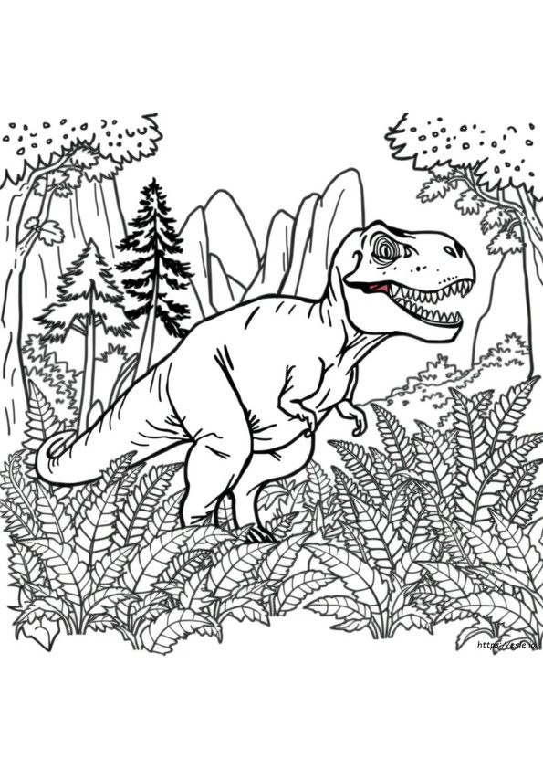T-Rex Boyama Sayfası