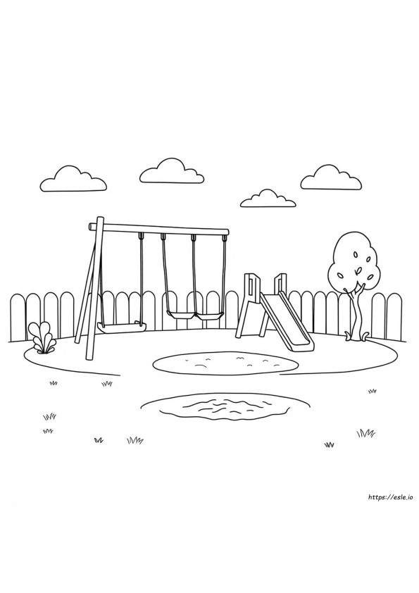Coloring Taman Bermain