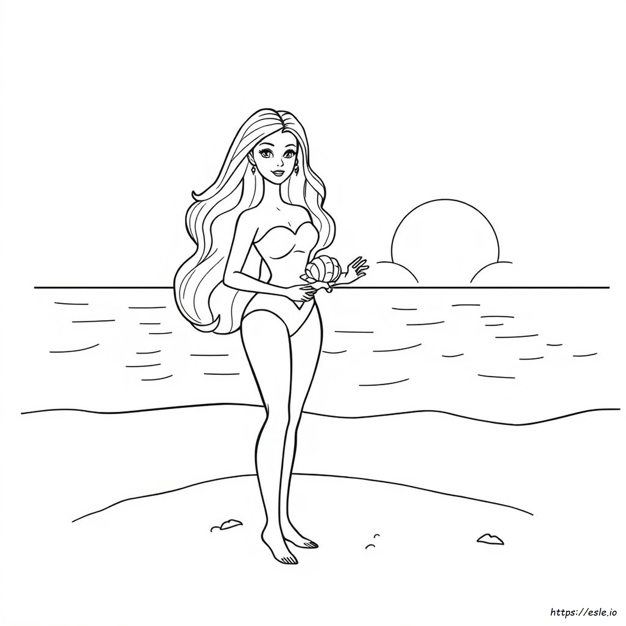 Hojas Para Colorear De Barbie