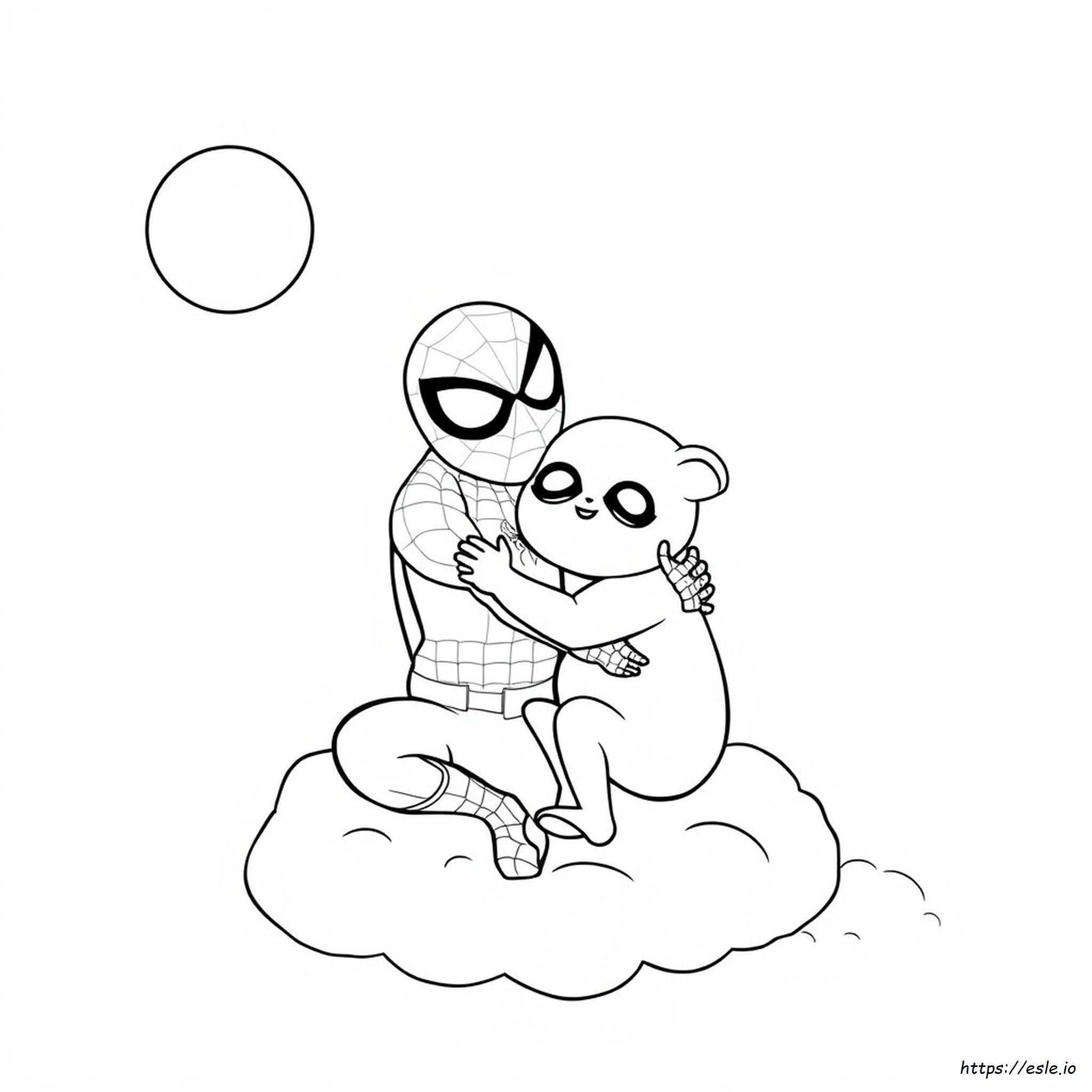 Huggy Wuggy Spiderman Dibujos Para Colorear