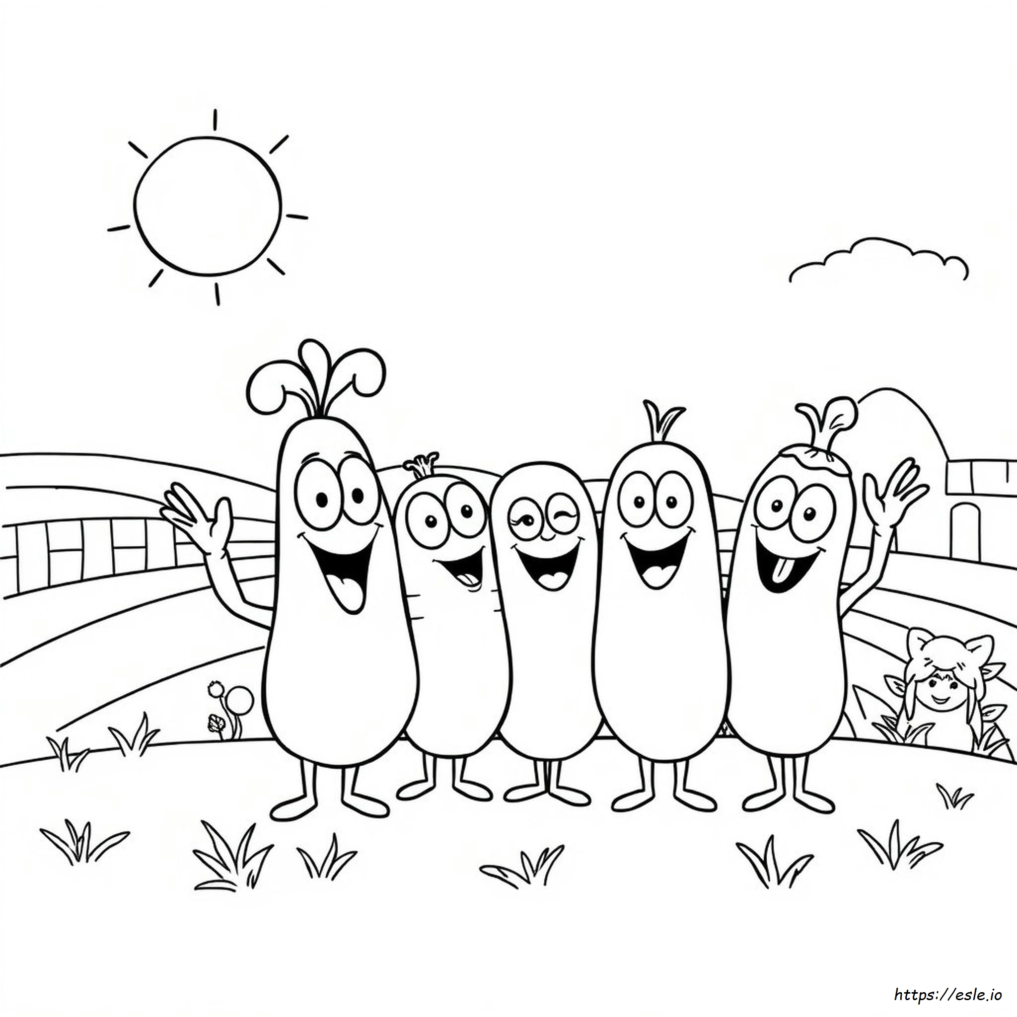 Veggie Tales Kleurplaten kleurplaat