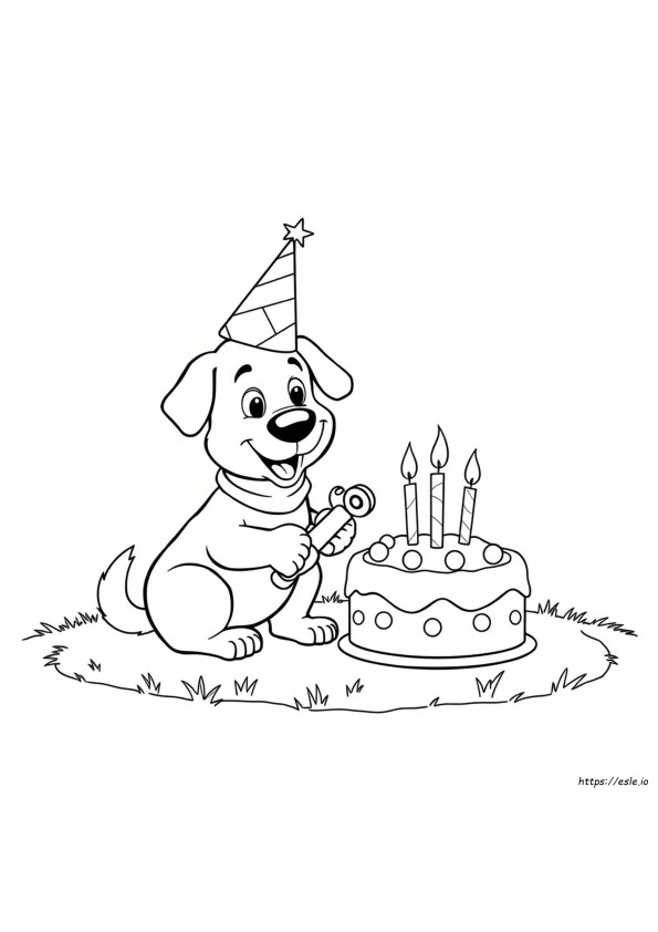 Funny Dog Coloring Pages