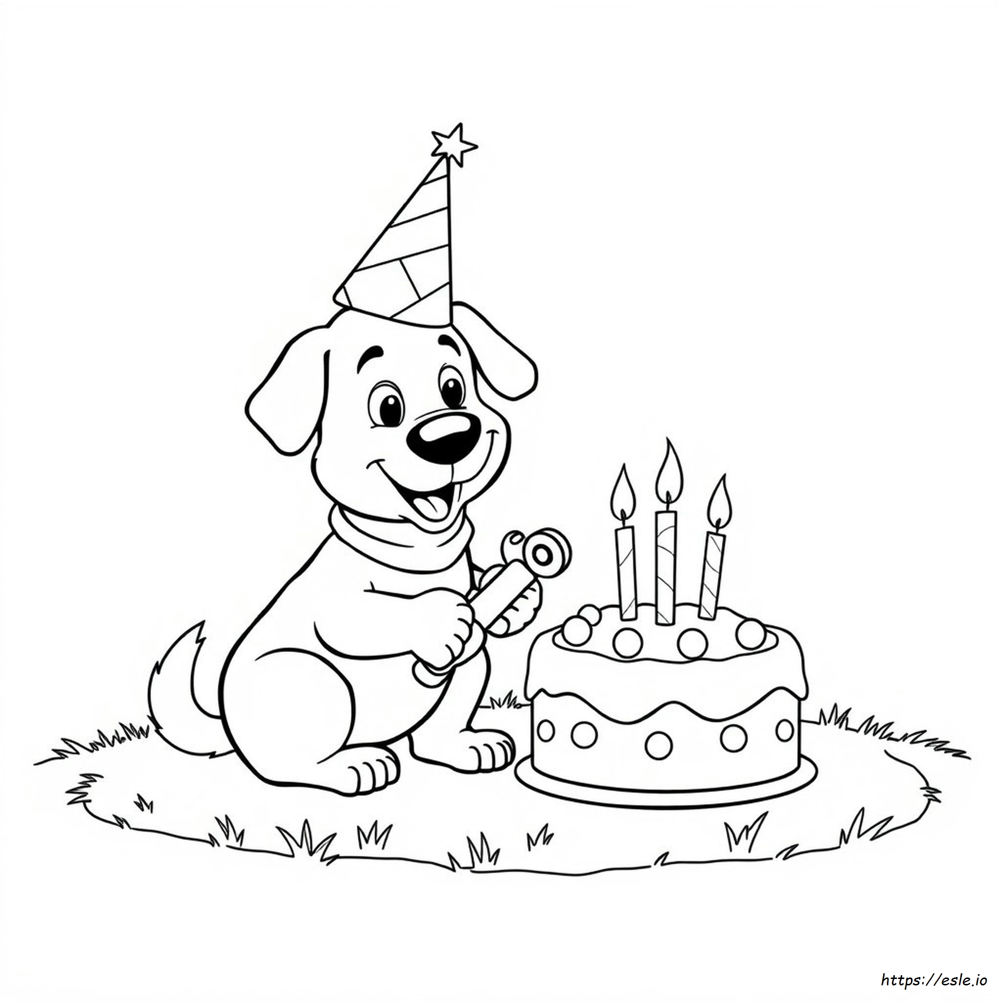 Funny Dog Coloring Pages
