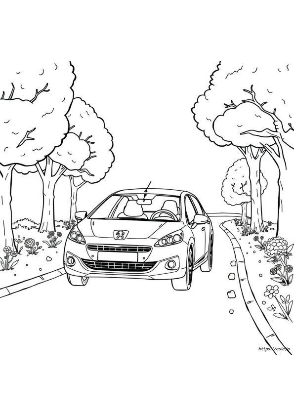 Peugeot Ausmalbilder