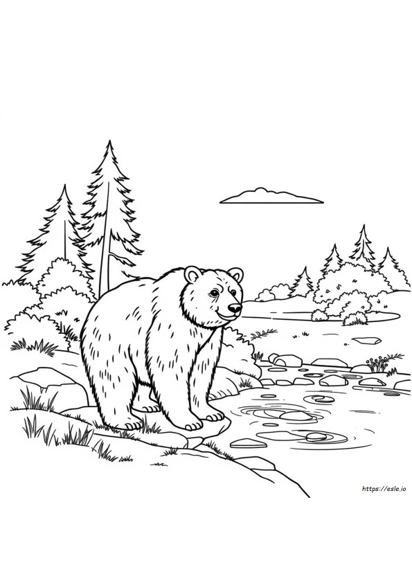 Grizzlybeer Kleurplaten