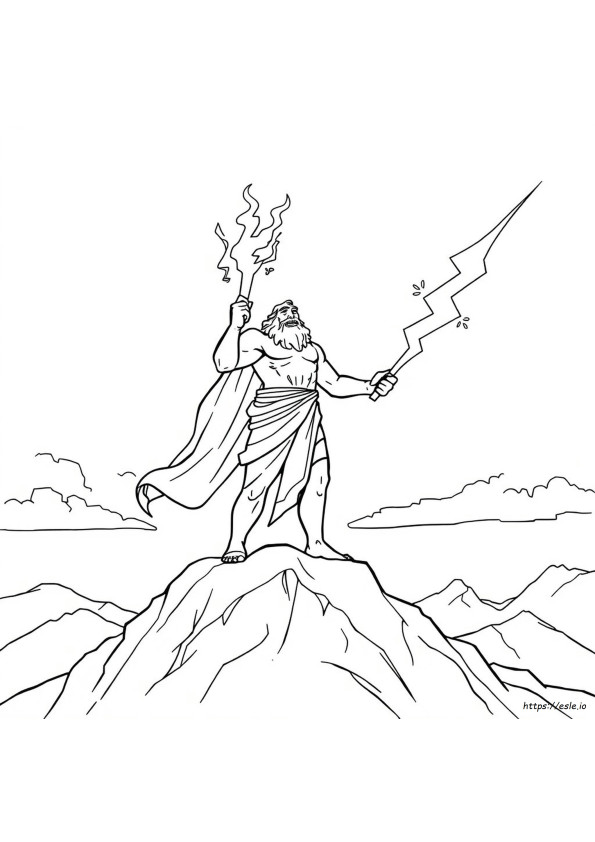 Zeus De Colorat