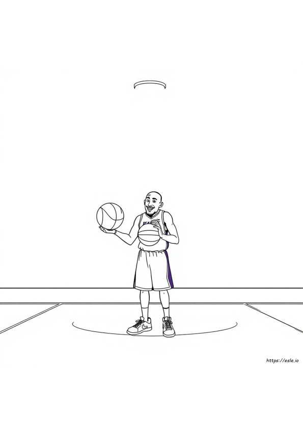 Kobe Coloring Sheet
