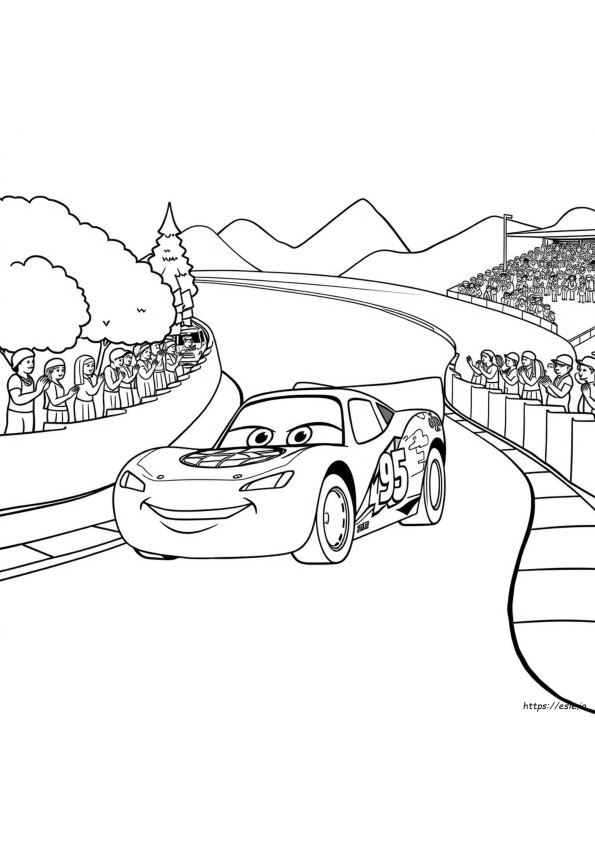Mcqueen Car Colouring