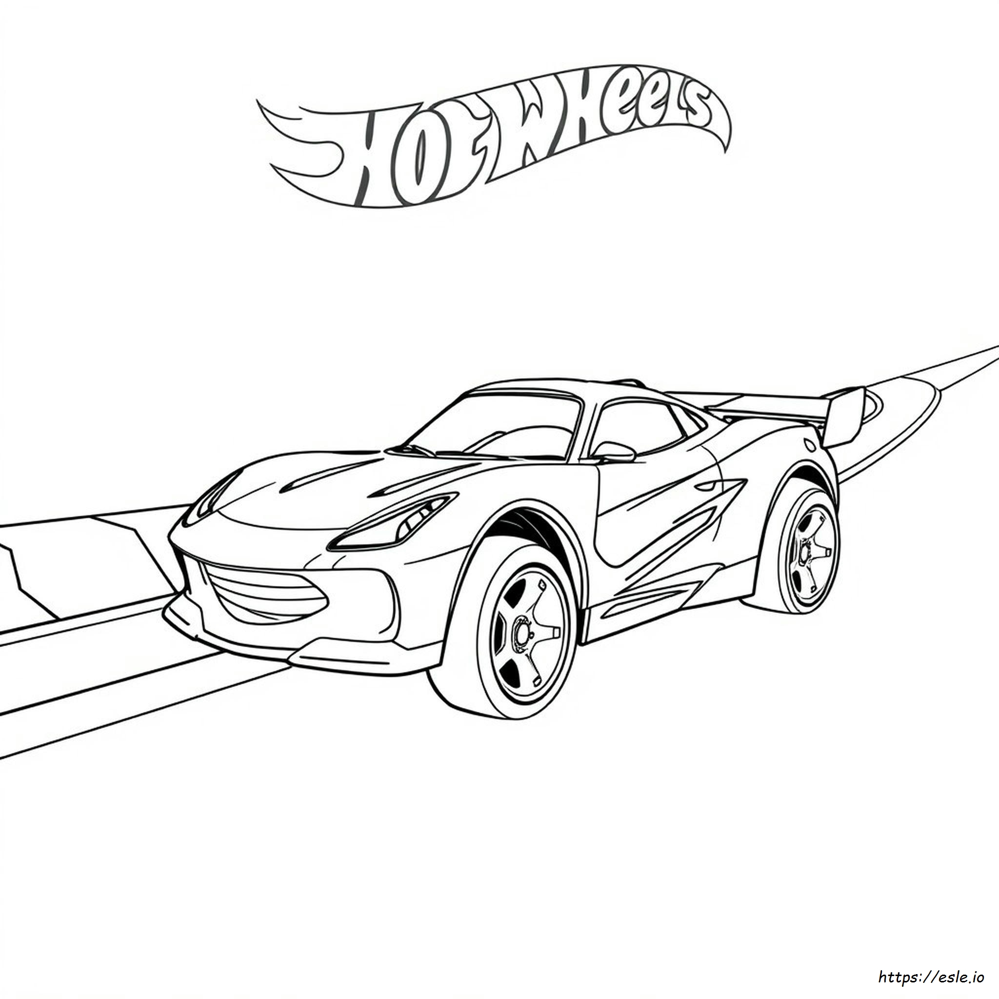 Hotwheels Színező