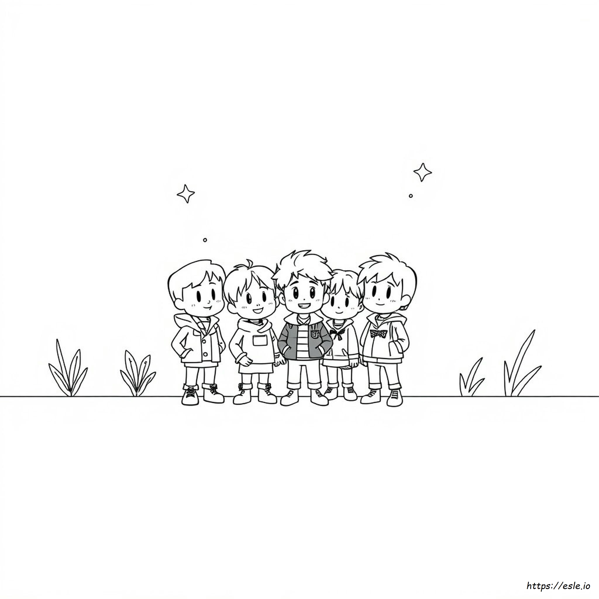 Bt21 Characters Coloring Pages