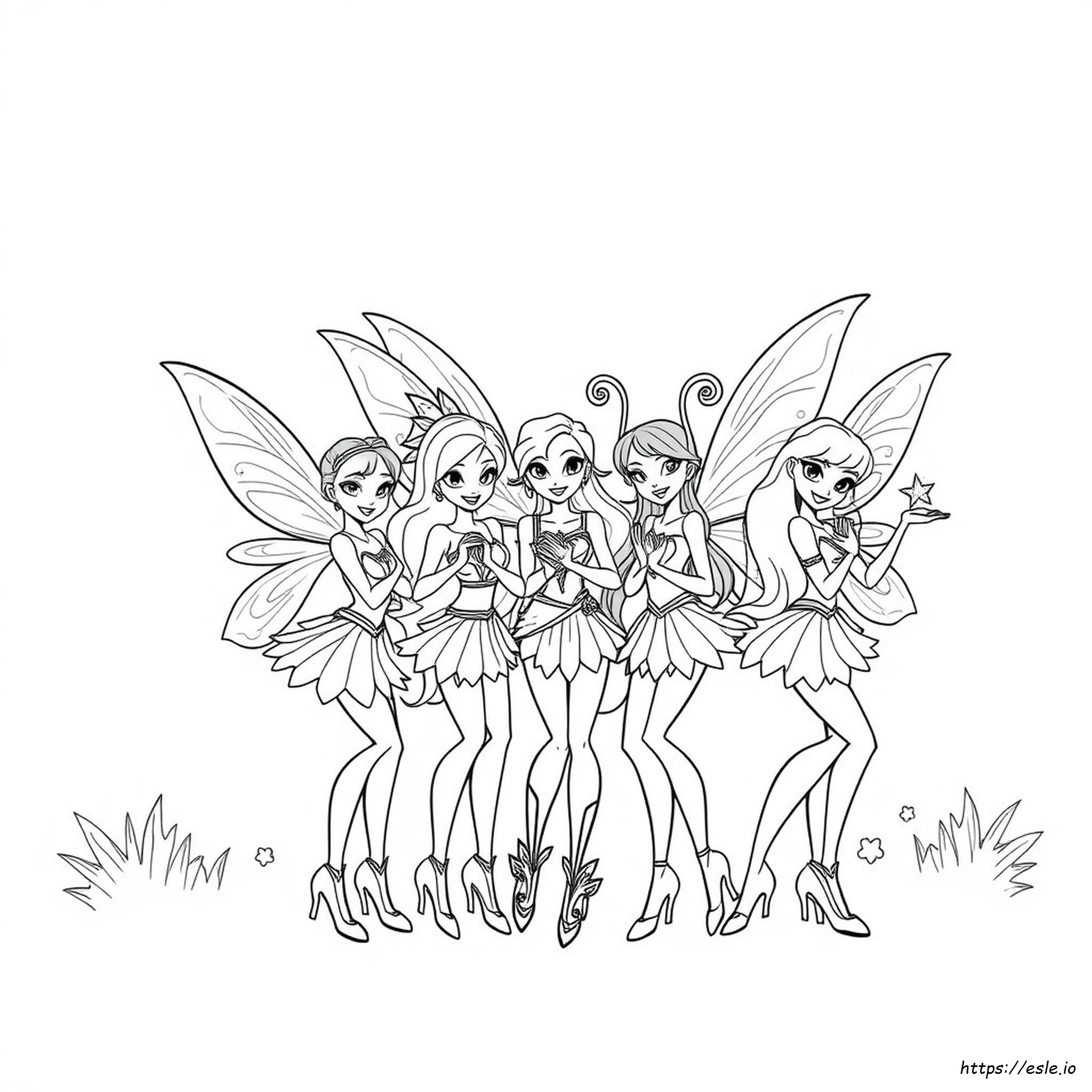 Winx Enchantix Coloring Pages