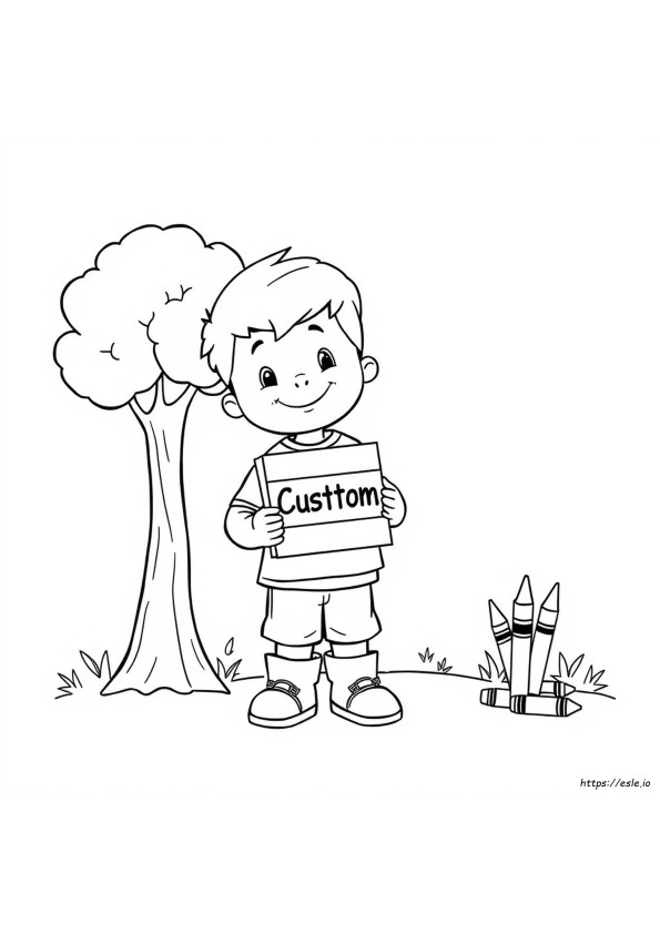 Custom Name Coloring Pages