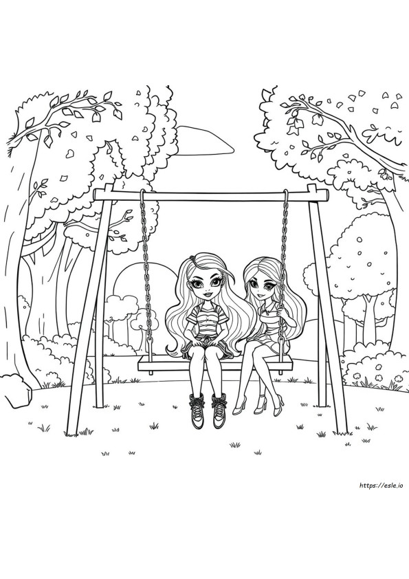 Bratz Cloe Színező Oldalak