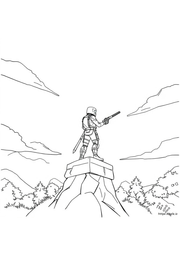 Megalo Don Fortnite Coloring Page