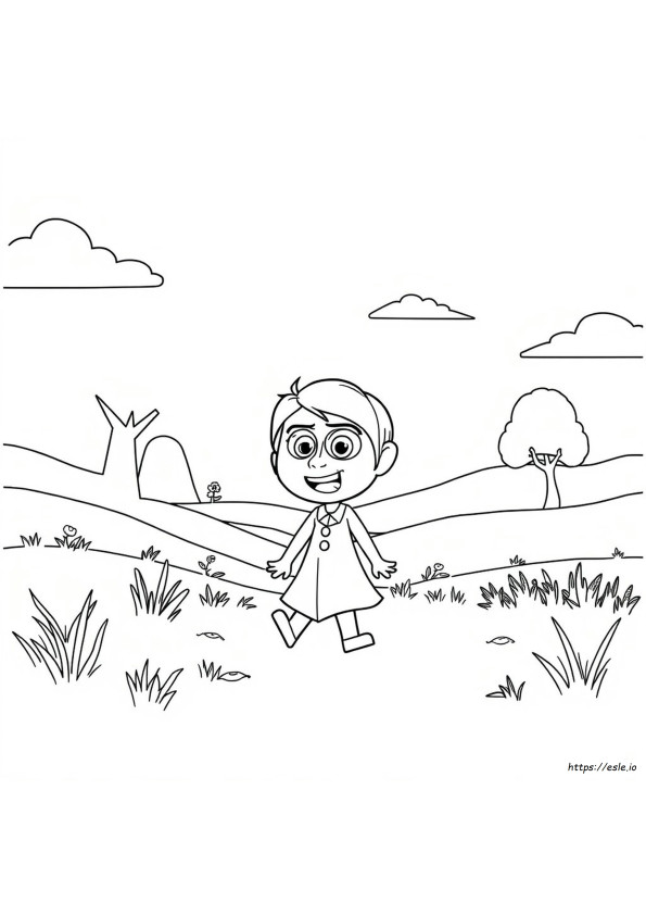 Inside Out Colouring Pages