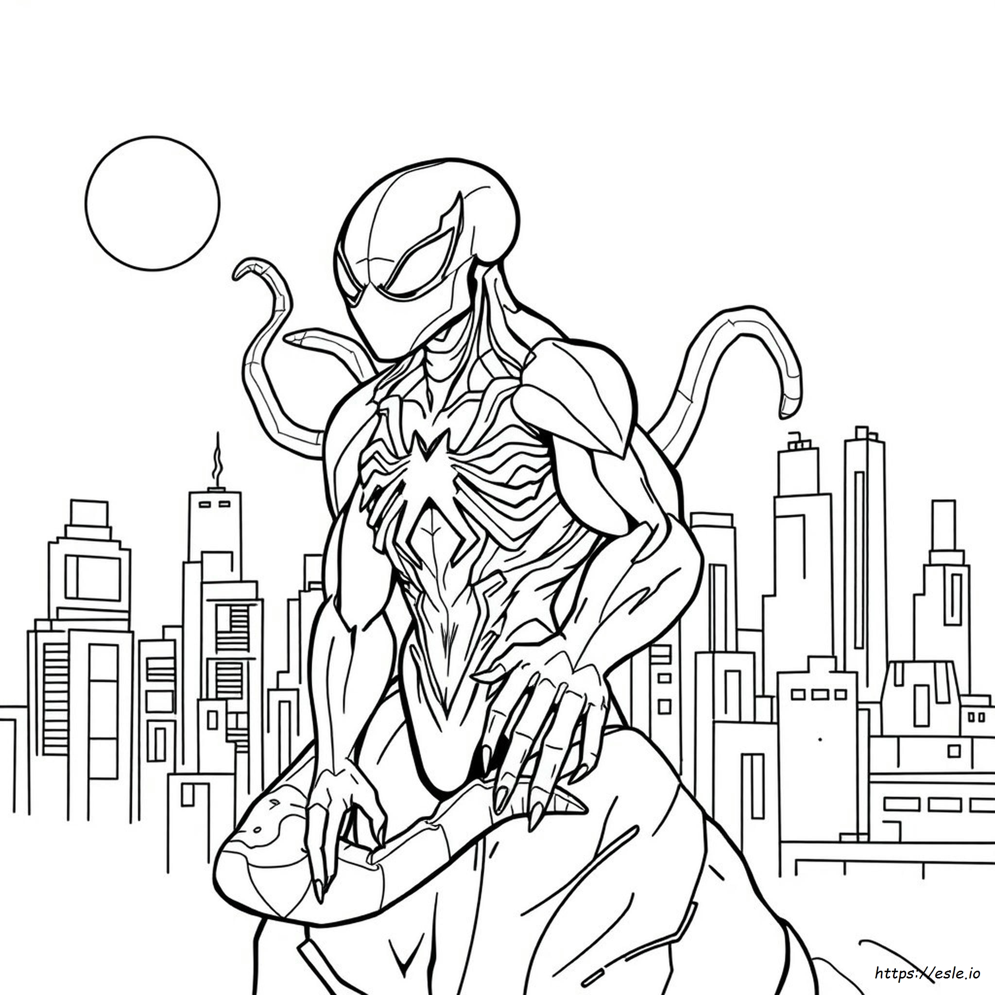 Symbiote Coloring Pages