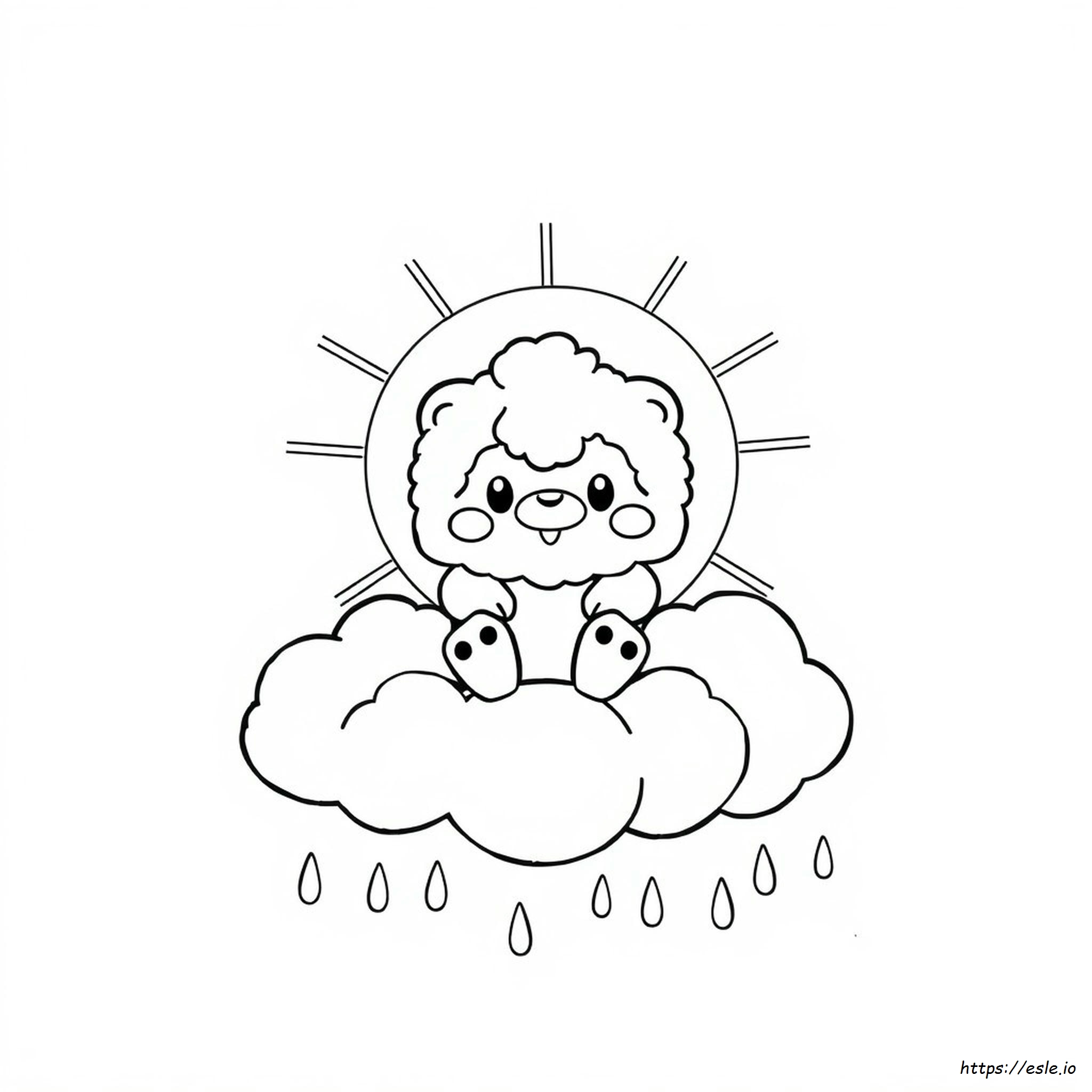 Huggy Wuggy Coloring Picture