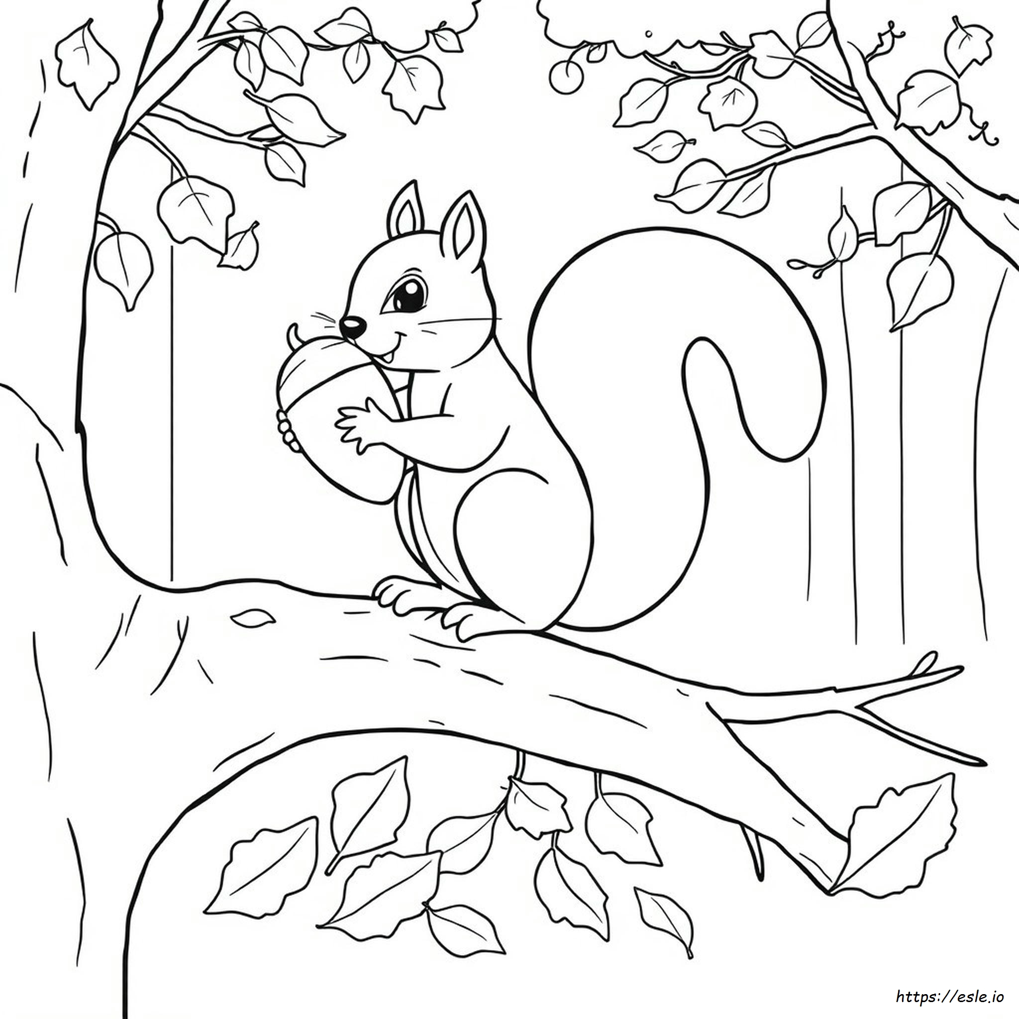 The Leaf Thief Coloring Page