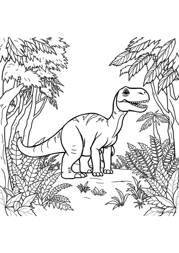 Iyi Dinozor Boyama Sayfaları