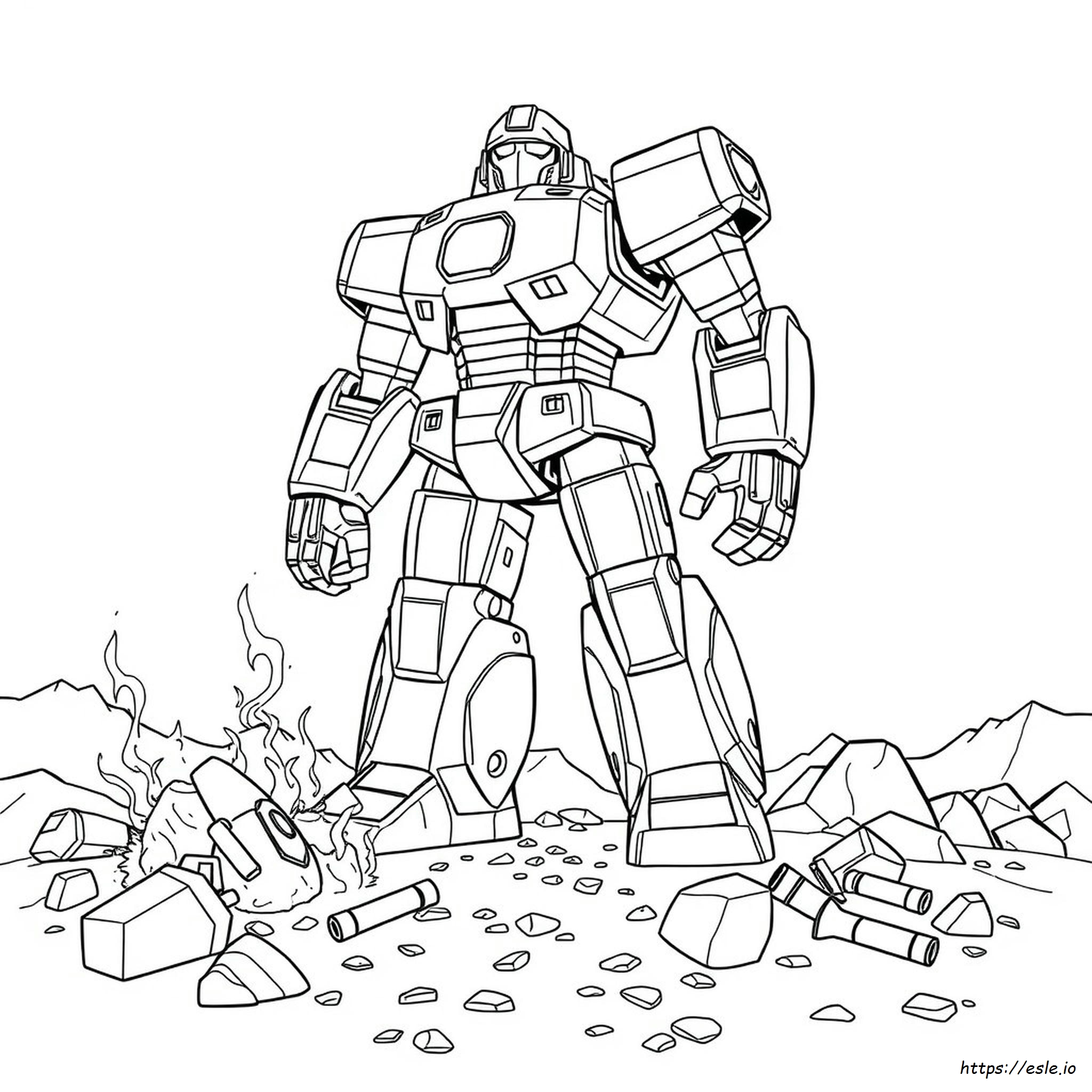 Coloriages Iron Giant