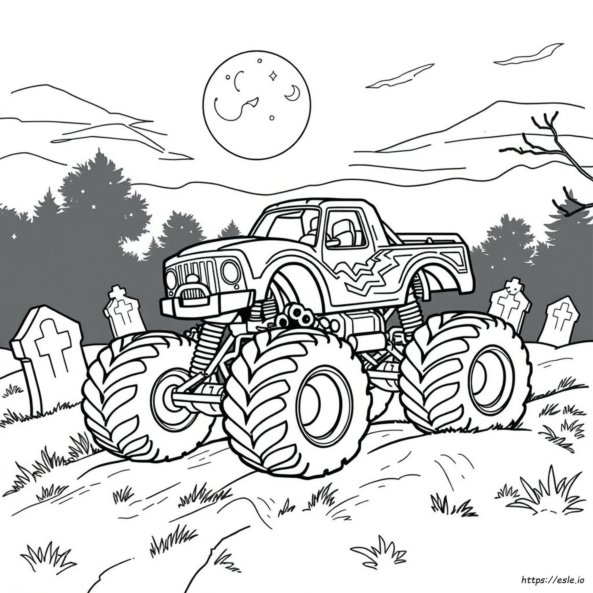monster truck grave digger coloring pages – Image 8