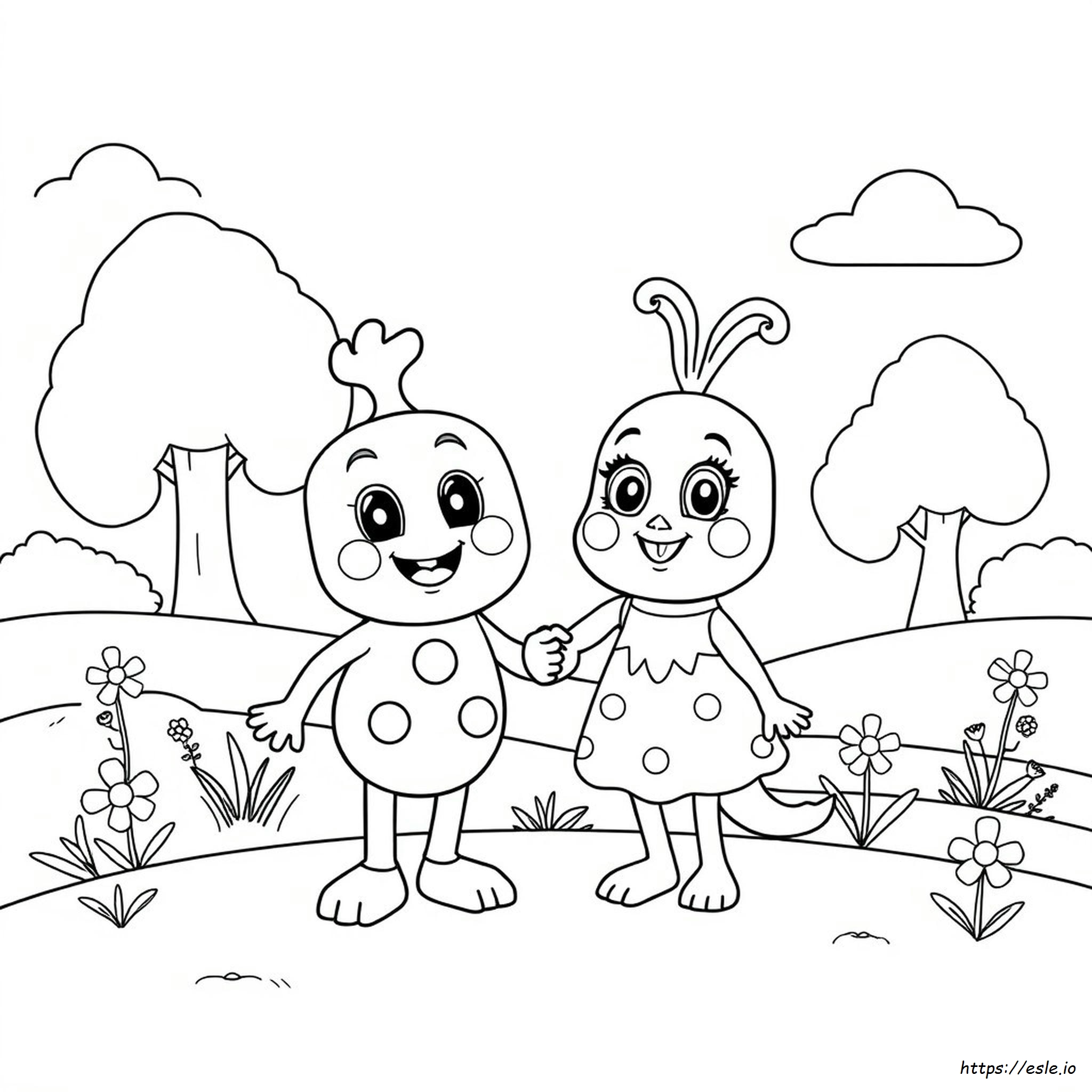 Blippi And Meekah Coloring Pages