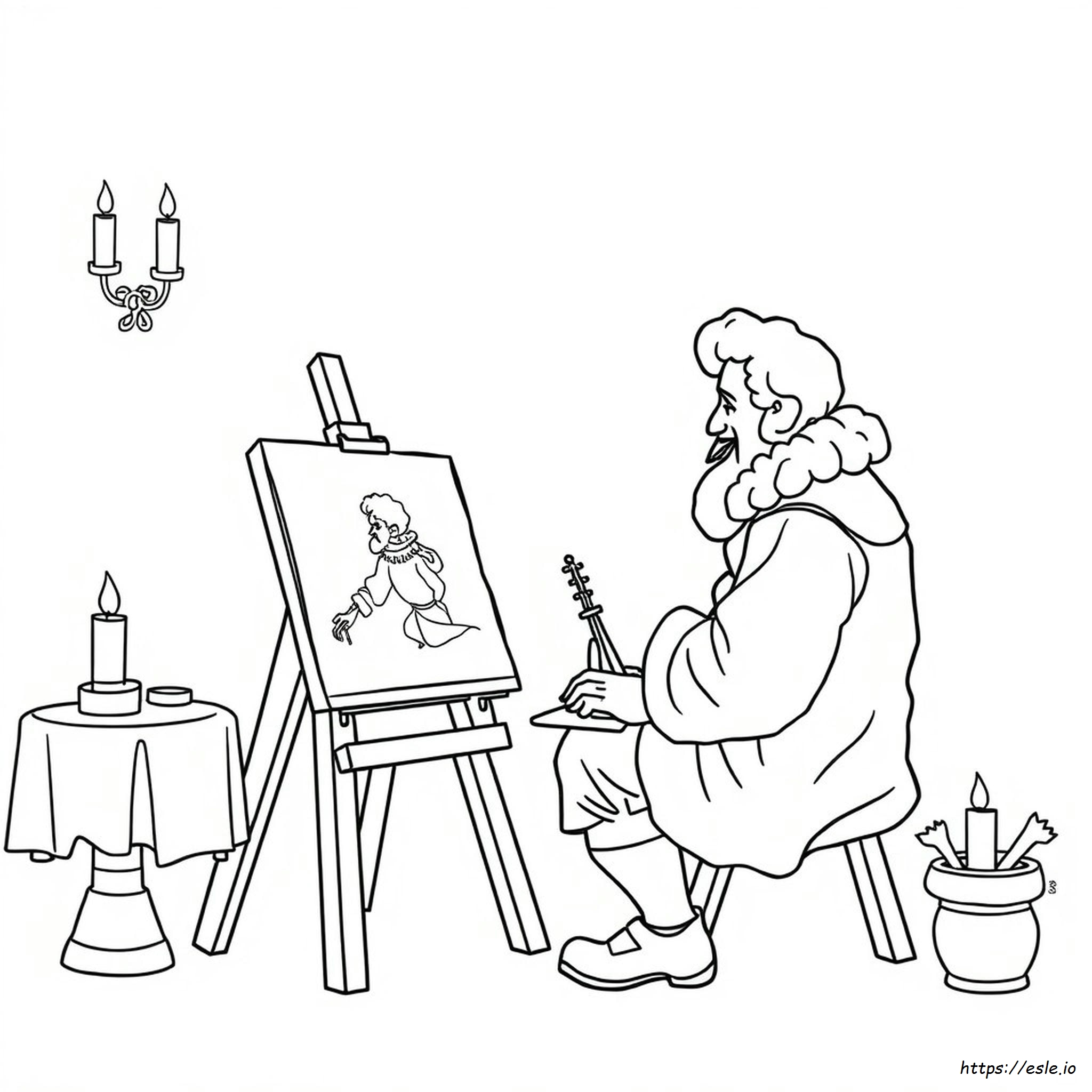 Rembrandt Gambar Mewarnai