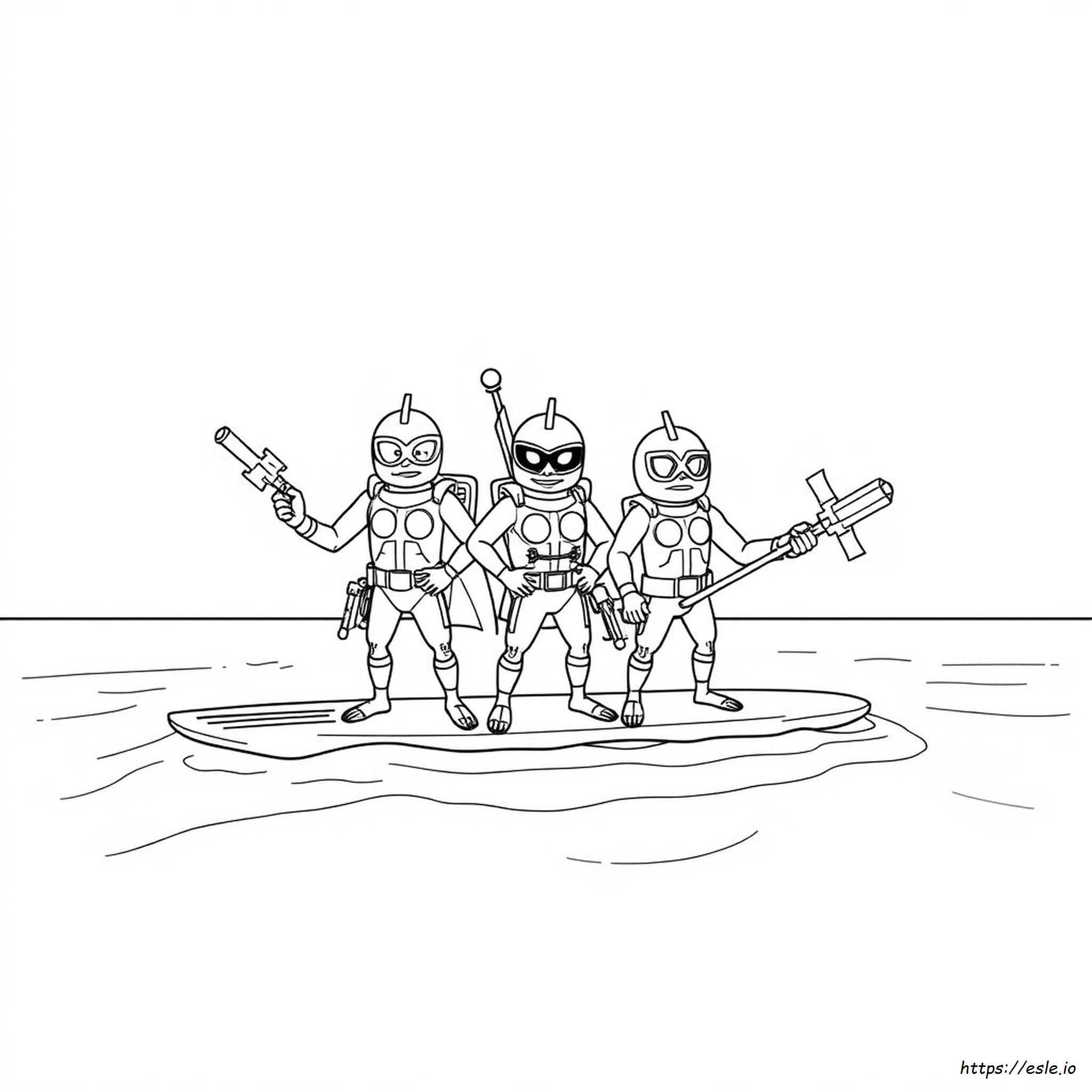 Aquabats Coloring Pages