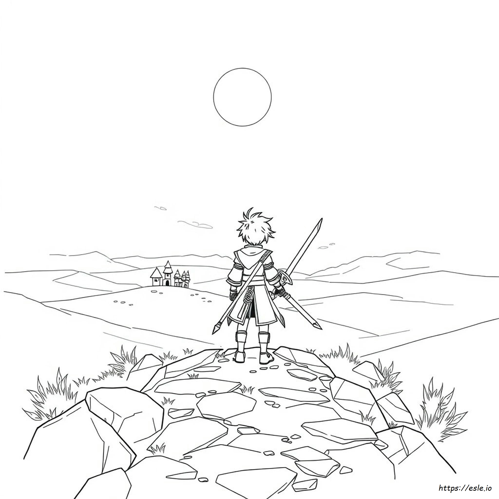 Coloring Book Genshin Impact Colouring Pages